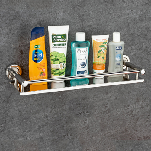Wall Mounted Stainless Steel Cap Round Bathroom Shelf