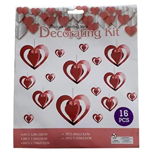 Heart Hanging Foil for Party Decoration