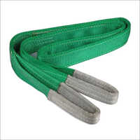Polyester Sling Webbing - 10mm Thick Green Webbing, Light In Weight & Soft Texture For Industrial Use
