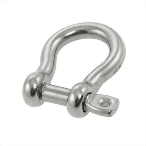 Silver Stainless Steel Bow Shackle