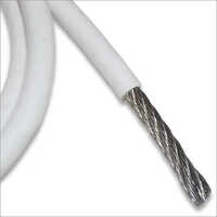 Pvc Coated Wire Ropes - Pvc Material, High Strength, White Color | Application For Machinery, Industry, General Purpose Usages