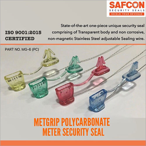 Metgrip Polycarbonate Meter Security Seal