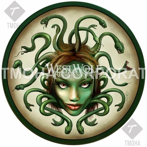 Medieval Shield / Round Shield / Greek Shield / Decorative Shield / Wooden Shield / Armor Shield / Handmade Shield / Decorative Shield MS0369