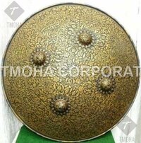 Medieval Shield / Round Shield / Greek Shield / Decorative Shield / Wooden Shield / Armor Shield / Handmade Shield / Decorative Shield MS0377