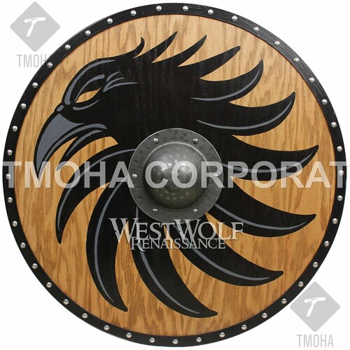 Medieval Shield / Round Shield / Greek Shield / Decorative Shield / Wooden Shield / Armor Shield / Handmade Shield / Decorative Shield MS0381
