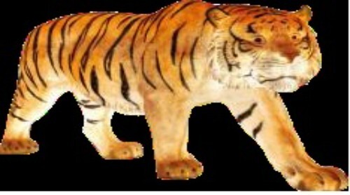 Glowing Tiger Statue