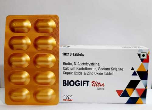 Biotin N-Acetylcysteine with Calcium and Zinc Tablet