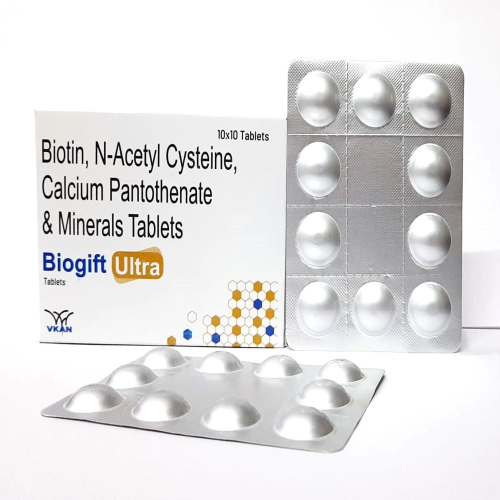Biotin N-acetylcysteine With Calcium And Zinc Tablet - Dosage Form: Oral