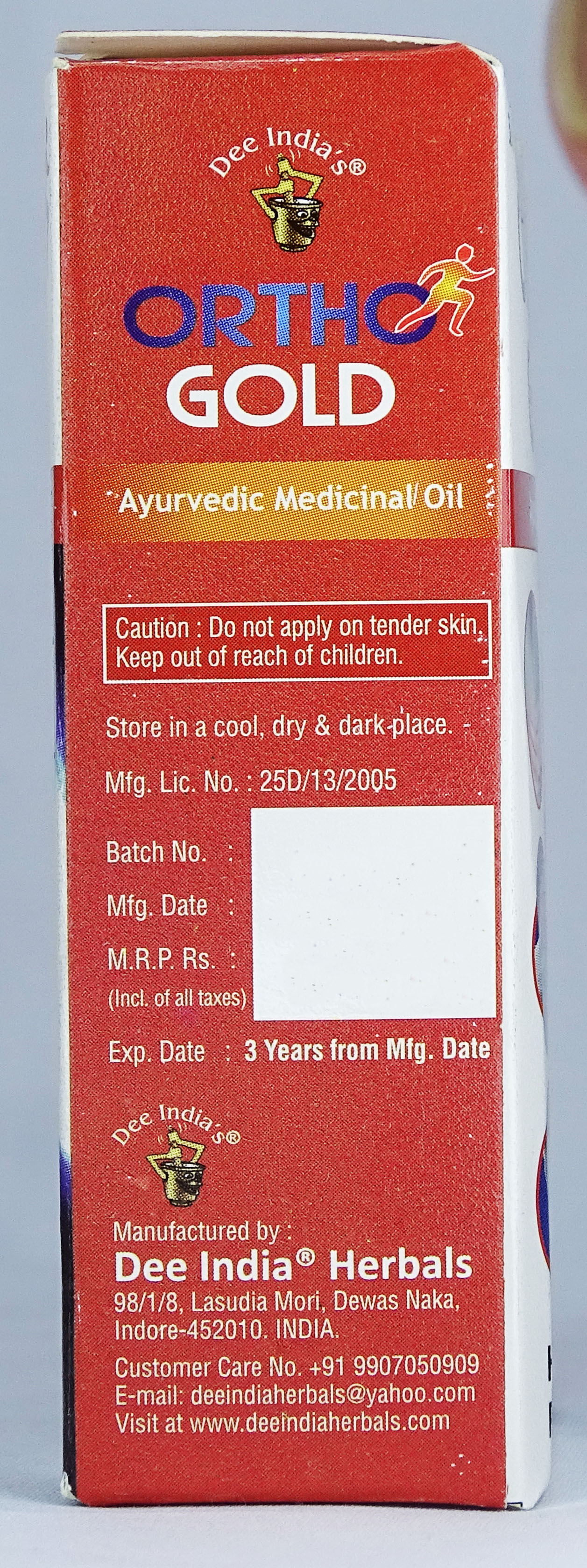 Ortho Gold Oil (30 ml)