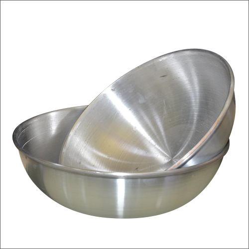 Aluminium Bowl - Aluminum, Different Sizes Available, Grey Color, Polished Exterior Coating | Ideal for Commercial Applications