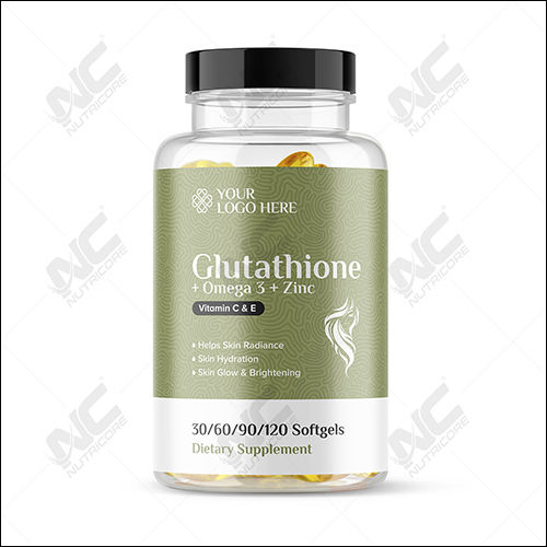 Glutathione and Omega 3 Oil Softgel