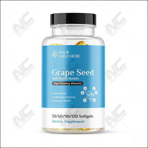 Grape Seed With Multivitamin Oil Softgel