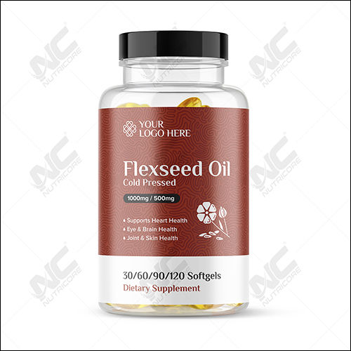 Flaxseed Oil Softgel