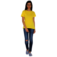 Round Neck Feminine Premium Cotton T-shirt