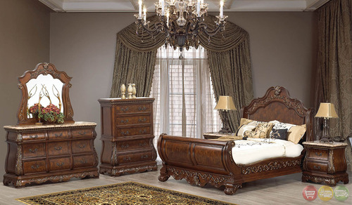 Traditional king bed