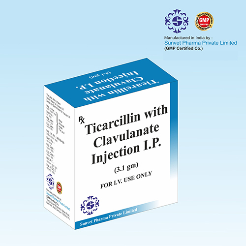 Ticarcillin Clavulanate injection in Third Party Manufacturing