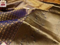 Pure Bridal  wear silk saree pasted colour
