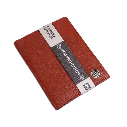 Leather Passport Holder - Solid Tan Design | Elegant Travel Accessory for Secure Passport Storage