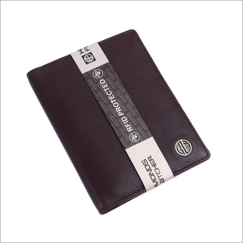 PH602LNBR Leather Passport Holder - Brown Leather, Solid Pattern | Organizes Your Passport with Elegant Style and Durability