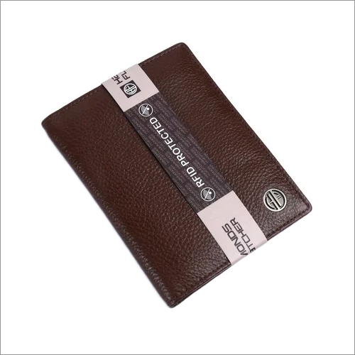 PH602MH Leather Passport Holder - Leather, Brown Color | Solid Pattern, Ideal for Keeping Your Passport Safe and Organized