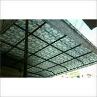 Industrial Printed Fiberglass Shed - Fiberglass, Glossy Finish, Green Color | Multi-application For Aircraft, Windows, Roofing, Boats, Bathtubs