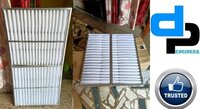 Ahu Pre Filter - Galvanized Steel & Aluminum Anodized, 20x20x6 Inches, White - High Efficiency General Air Filtration, Washable & Reusable, Low Pressure Drop, 1 To 5 Micron Filtration