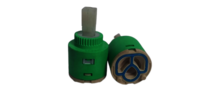 Faucet Cartridge - Ceramic, 2.5 Inch Length | Round Shape, 100 Grams Weight, Pp Plastic Type