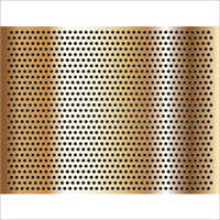 Brass Perforated Sheet - 1mm, 2mm, 3mm Thickness | Round Holes 0.5mm, Brown Finish, Industrial Use, Excellent Strength & Corrosion Resistance