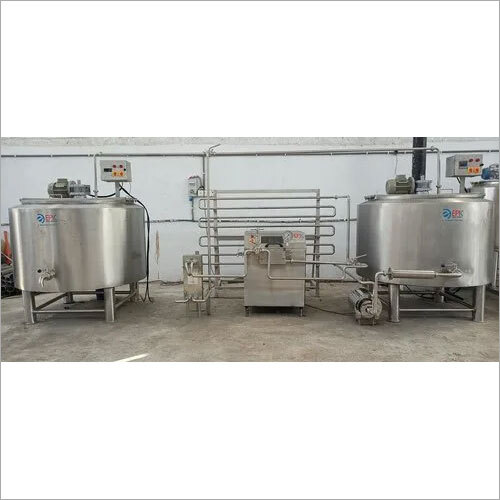 Silver Milk Batch Pasteurizers