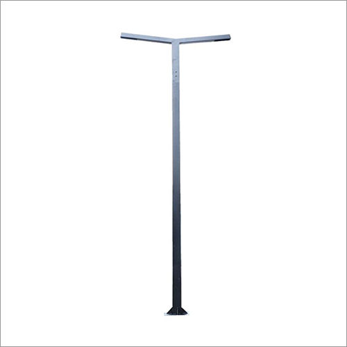 Grey Straight Line 2 Light Zigzag Lighting Pole