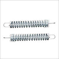 Zatka Machine Tension Spring - Stainless Steel, 4mm Size, 12 Inches Length, Zinc Coated, Polished Surface Finish, Extension Load Type | Industrial Applications For Electric Fencing And Security Systems