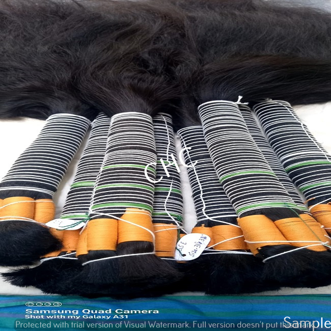 RAW VIRGIN SINGLE DRAWN HUMAN HAIR