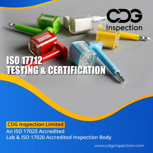 ISO 17712 Certification in Chennai By CDG INSPECTION LIMITED
