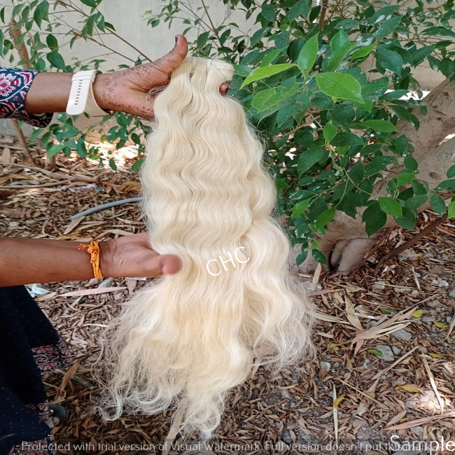 Greatest Blonde Human Hair Extensions With Straight Hair