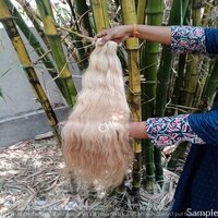 Greatest Blonde Human Hair Extensions With Straight Hair