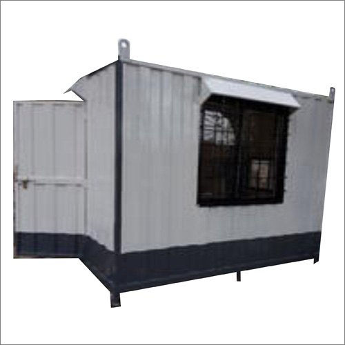 Grey Mild Steel Portable Security Cabin