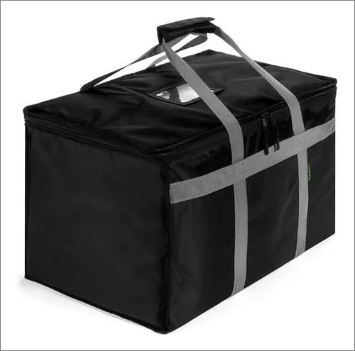 Black Polyester Food Delivery Bag