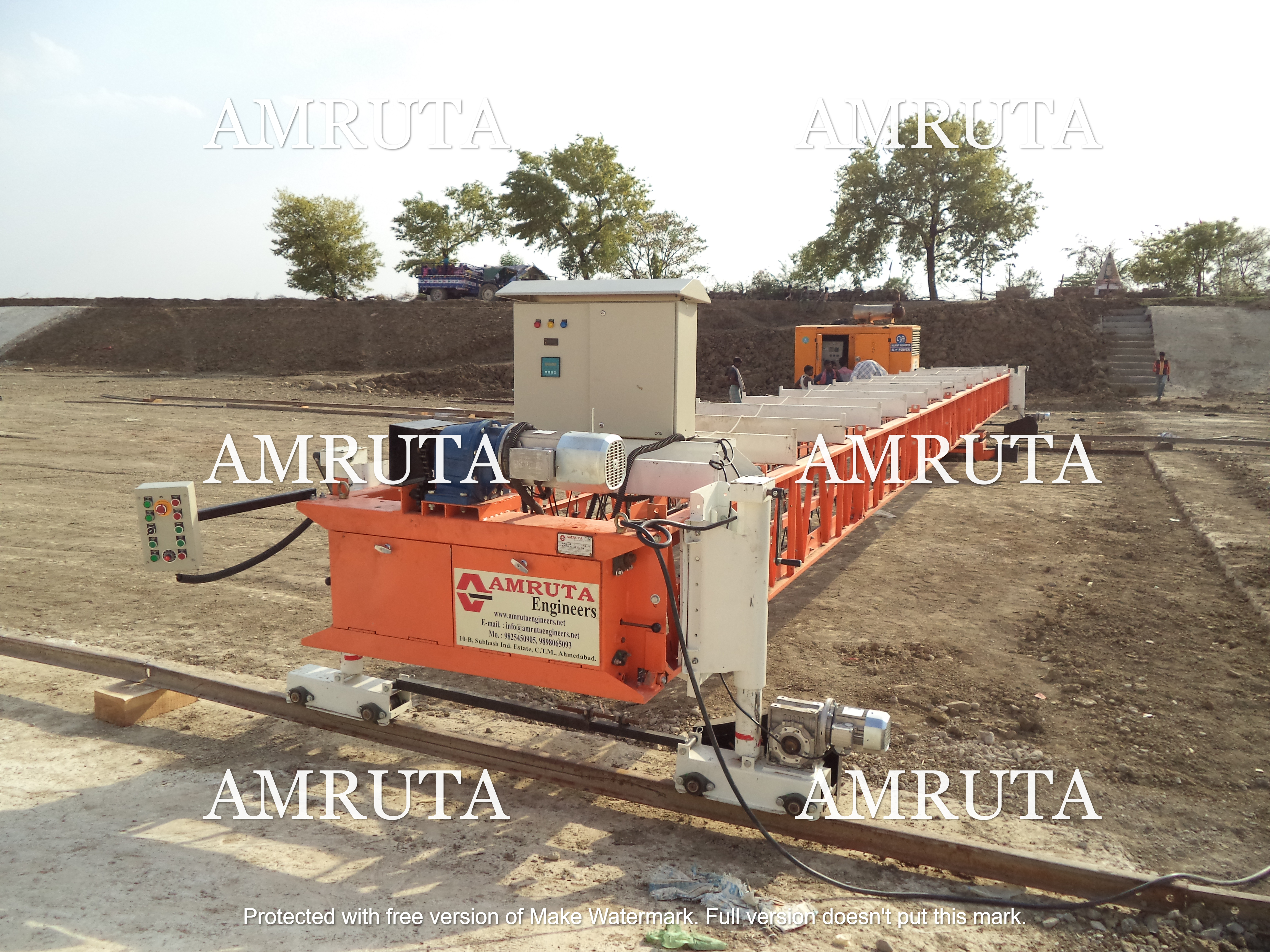 Amruta Canal Lining Paver Machine