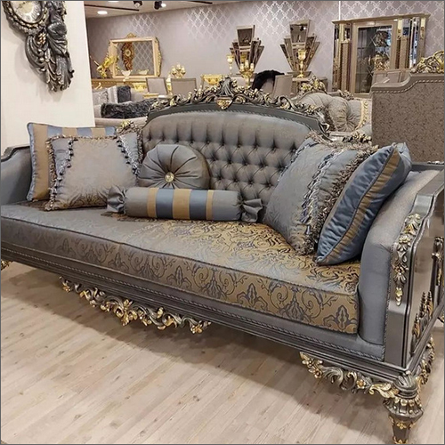 Golden Grey Designer Sofa Set