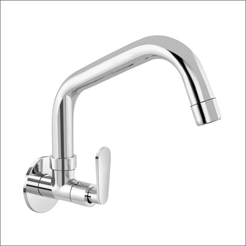 Silver Double Bend Spout Sink Cock