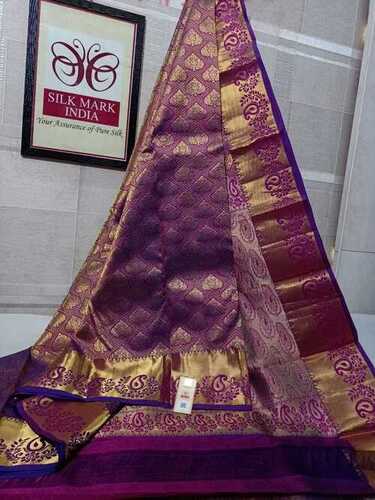 pure kanjivaram jarie weaving saree