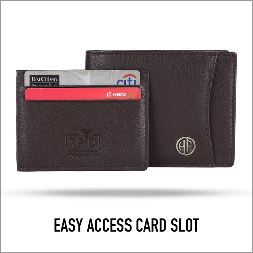 Hammonds Flycatcher RFID Protected Wallet For Men - Leather, 11 x 2 x 9 cm, Dark Brown | Flap Closure, Folded Design