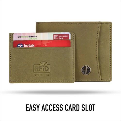 Hammonds Flycatcher RFID Protected Wallet - Leather, 11 x 2 x 9 cm | Green Color, Folded Design, Secure Flap Closure