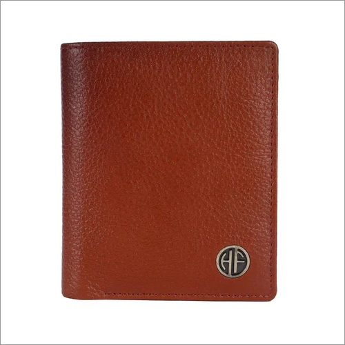 HF514MS Mens Leather Wallet - Leather, Folded Design, Brown Color | Flap Closure for Secure Storage and Stylish Organization