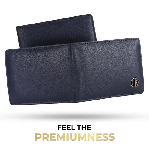 Hammonds Flycatcher Money Clip Wallet - Leather, 11.8 x 1 x 8.8 cm | Navy Blue, Flap Closure, Folded Design