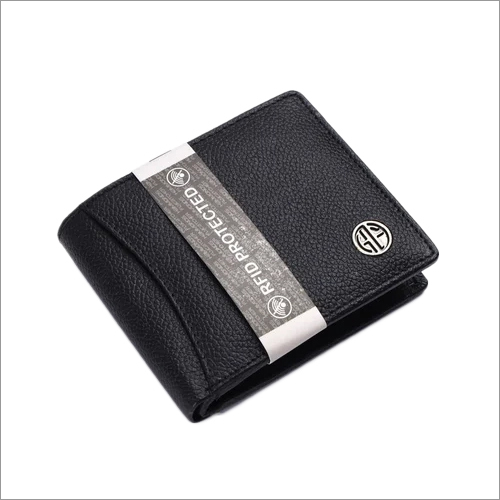 HF593-SP-BLK Mens Leather Wallet