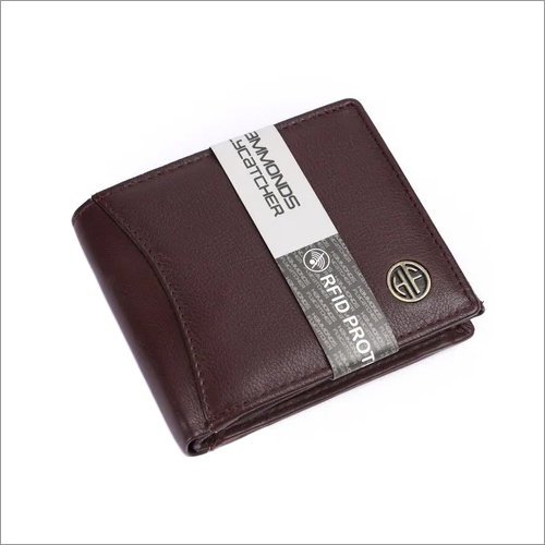Leather Wallet - Flap Closure, Brown Color | Folded Design, Crafted from Premium Leather