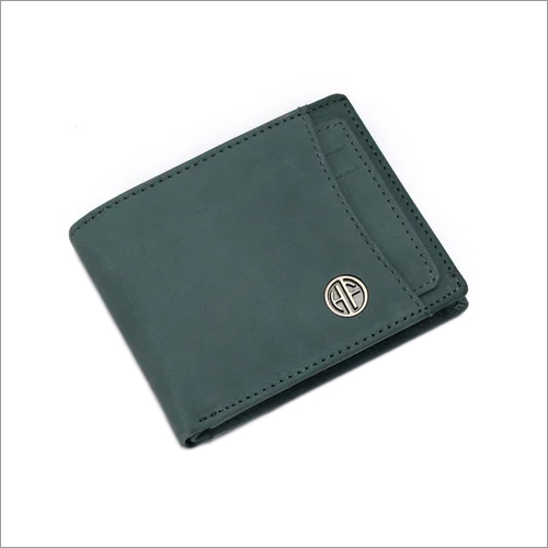 HF585AQL Men Leather Wallet - Leather, Folded Design, Blue Color | Flap Closure for Secure and Stylish Everyday Use