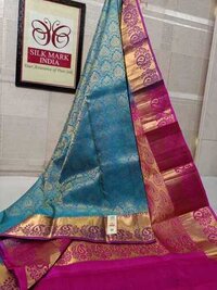 kanjivaram Silk Saree gold jarie variety colour