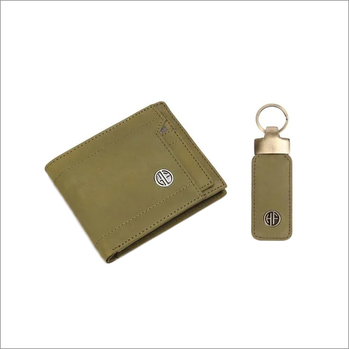 GS577-GH-KR Leather Gift Set - Green Leather, Corporate Office Use | Elegant Design, Perfect for Professional Gift Giving